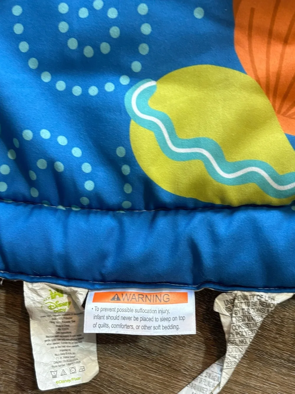 Disney Finding Nemo Baby Crib Blanket Comforter 32”Wx42”L